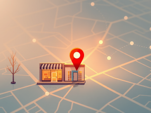 SEO local para empresas emergentes - mapa con ubicacion de negocio local